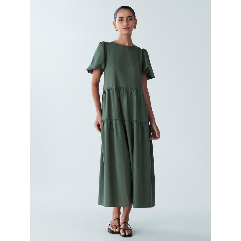 St MRLO St MRLO Jurk Sitia groen -