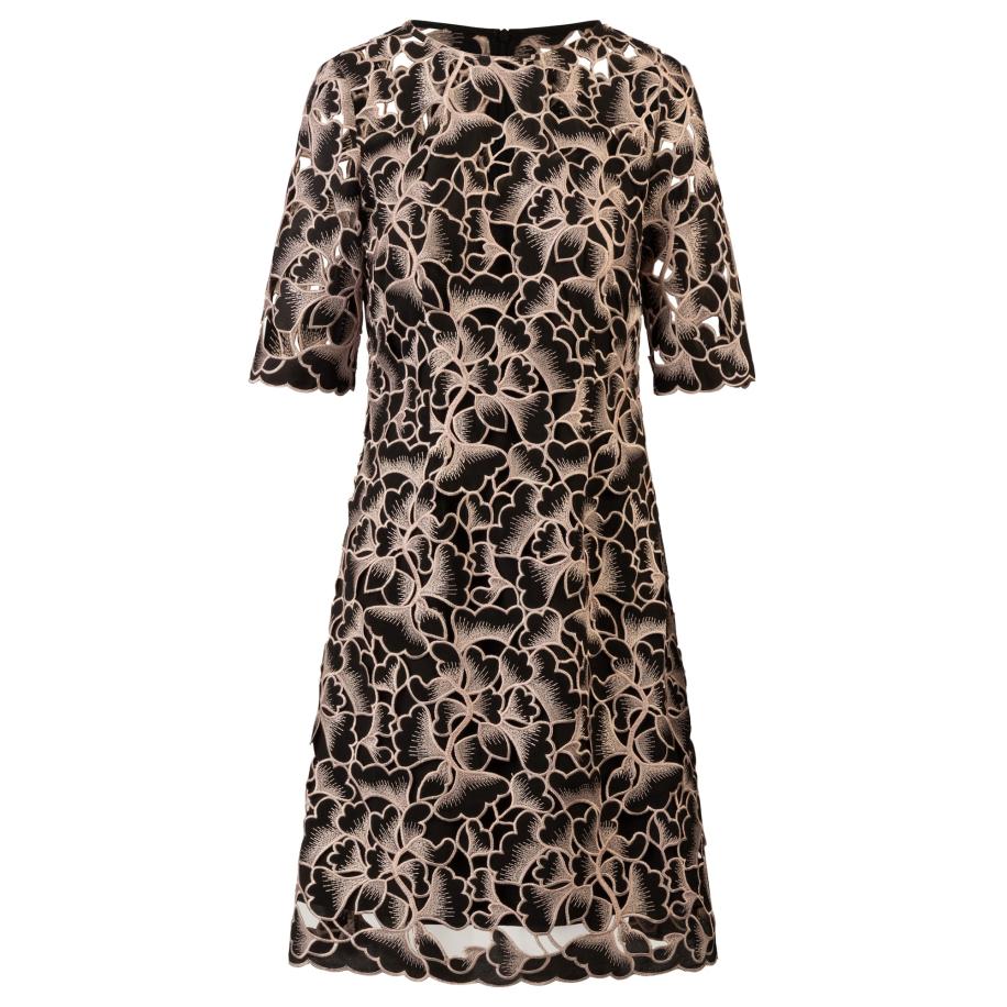 Kraimod Kraimod Cocktailjurk beige / zwart -