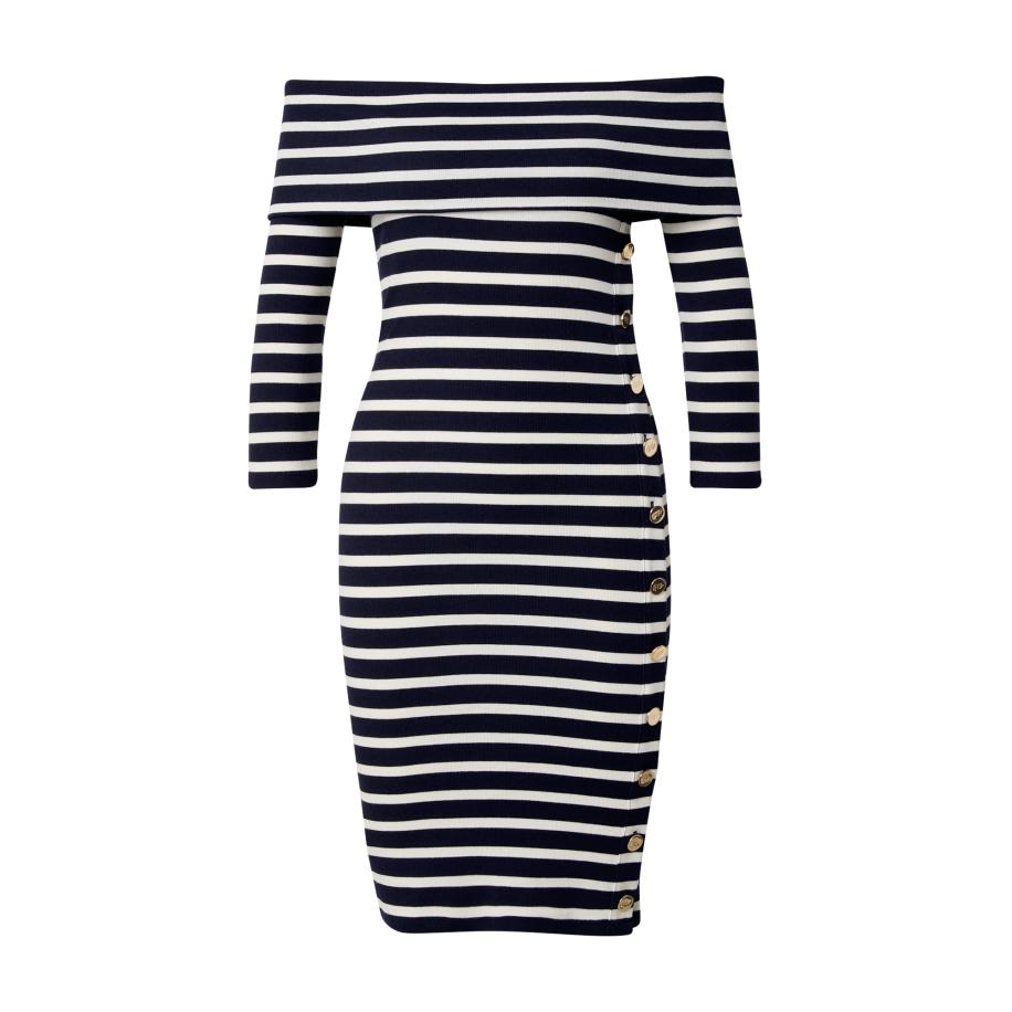 Lauren Ralph Lauren Lauren Ralph Lauren Jurk JADRIEN navy / wit -