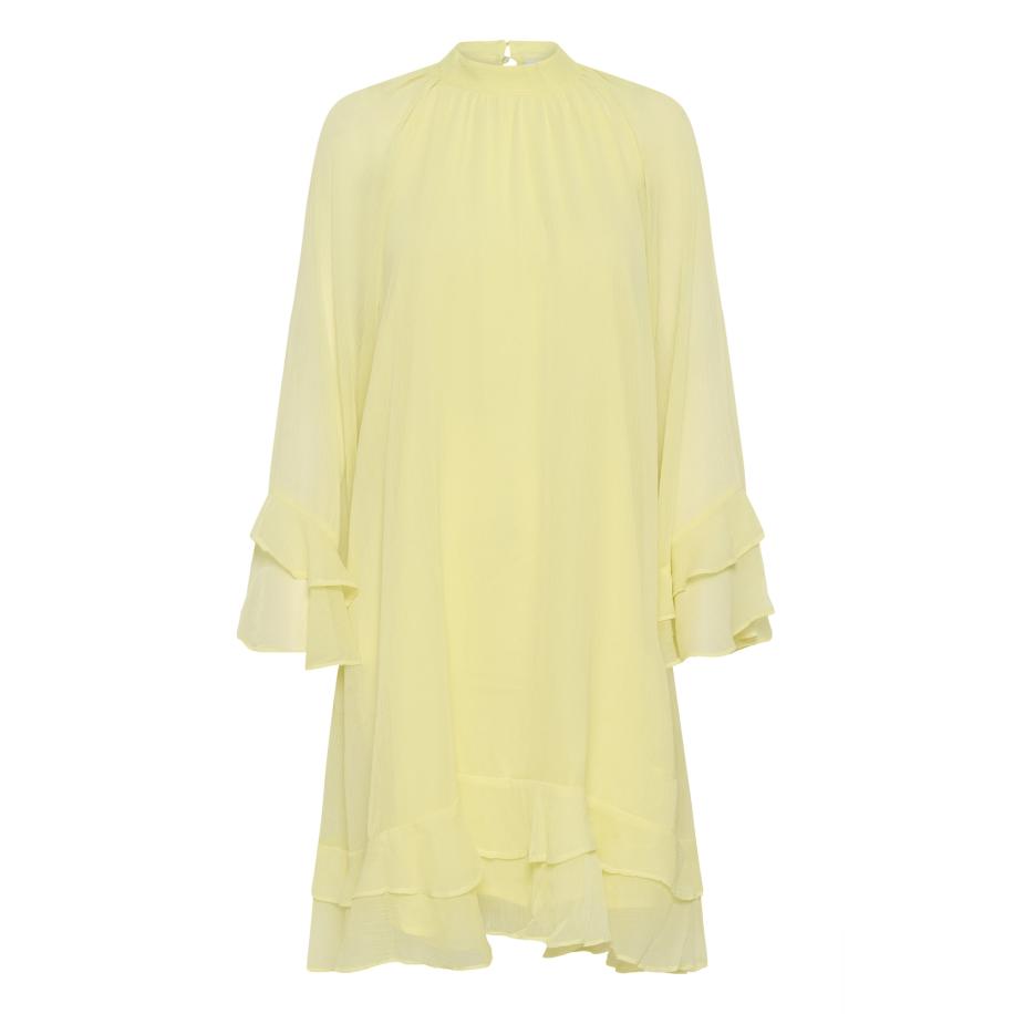 Saint Tropez SAINT TROPEZ Jurk Labelle pasteelgeel -