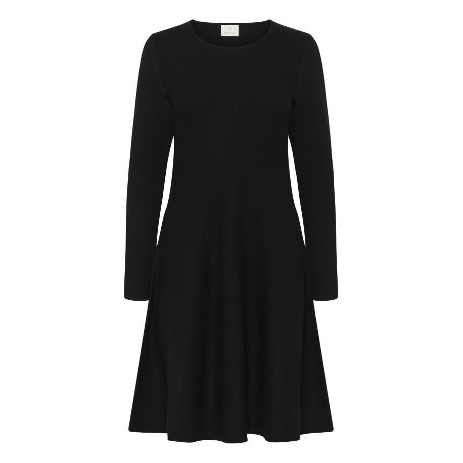 Kaffe Kaffe Jurk Malina zwart -