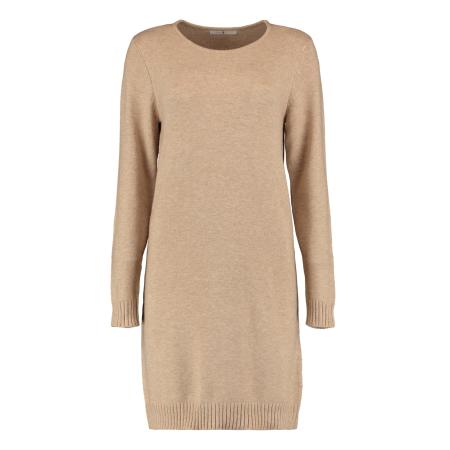 Hailys Hailys Gebreide jurk Ro44xana camel