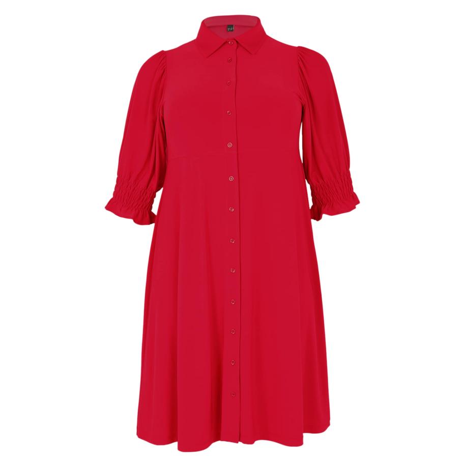 Yoek YOEK Blousejurk rood -