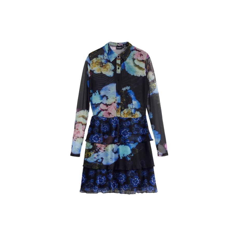 Desigual Desigual Blousejurk gemengde kleuren / zwart -