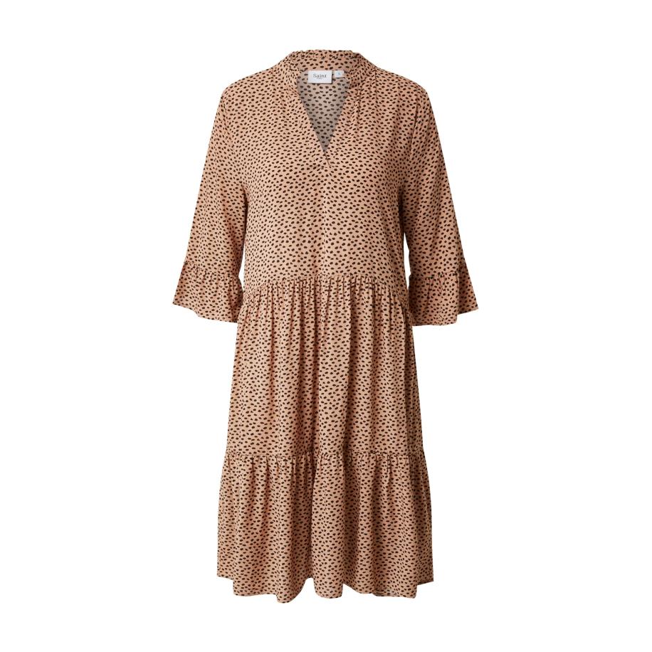 Saint Tropez SAINT TROPEZ Jurk Eda beige / zwart -