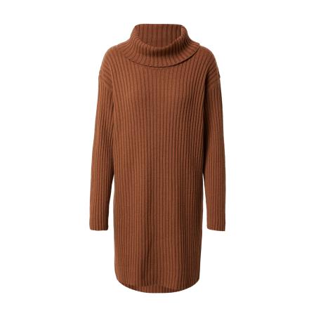A LOT LESS A LOT LESS Gebreide jurk Isa chocoladebruin