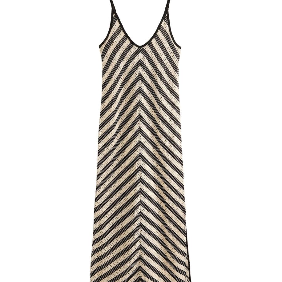 Next Next Jurk zwart / wit -