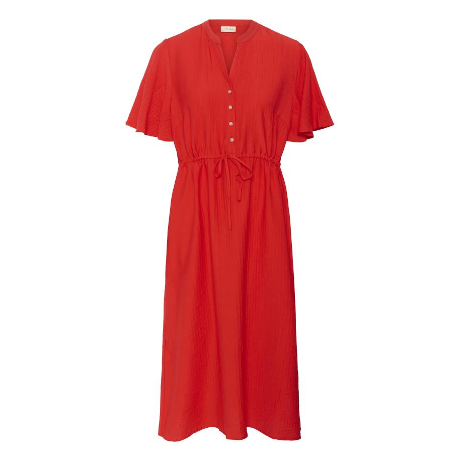 Cream Cream Blousejurk Lori neonrood -