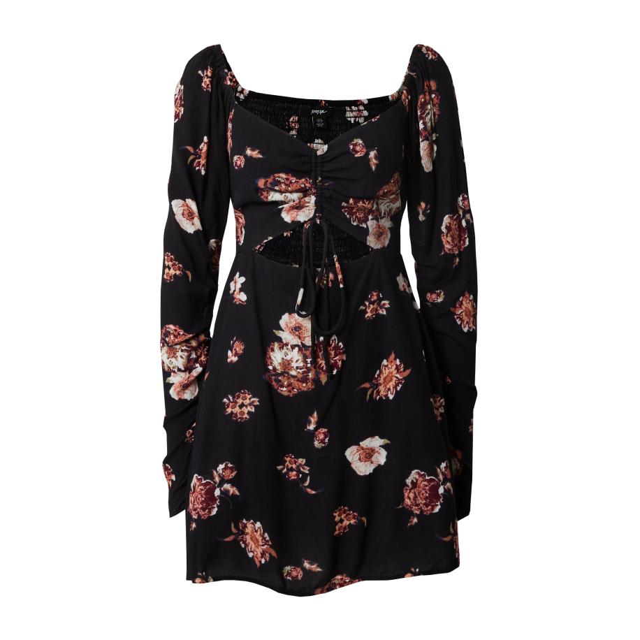 Nasty Gal Nasty Gal Jurk violetblauw / oranje / zwart / wit -