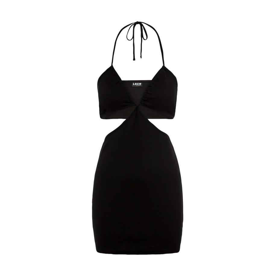 Lascana LSCN by LASCANA Jurk zwart -