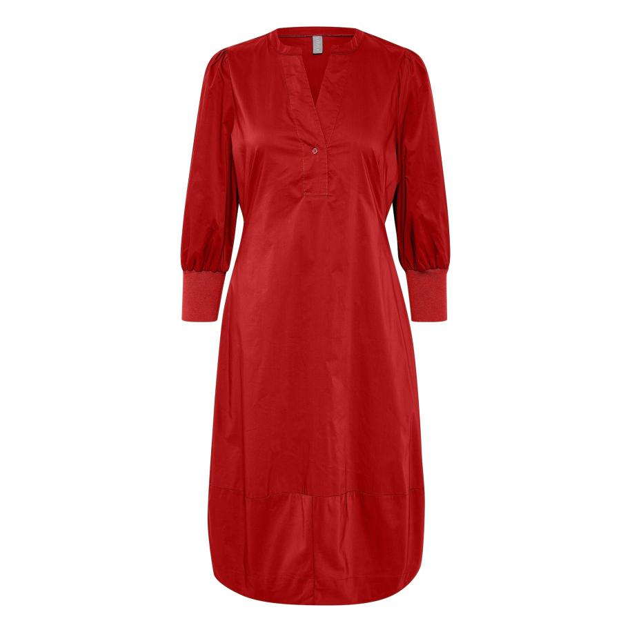 Culture CULTURE Jurk Antoinett cranberry -