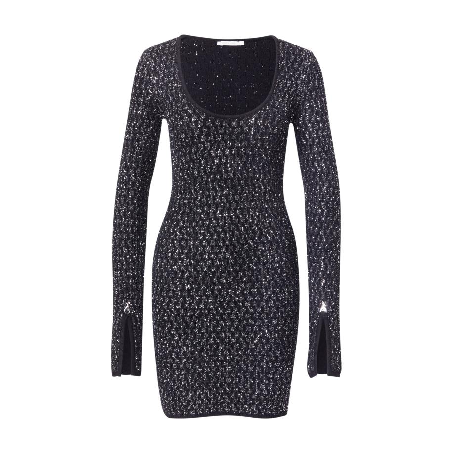 Patrizia Pepe PATRIZIA PEPE Gebreide jurk zwart -