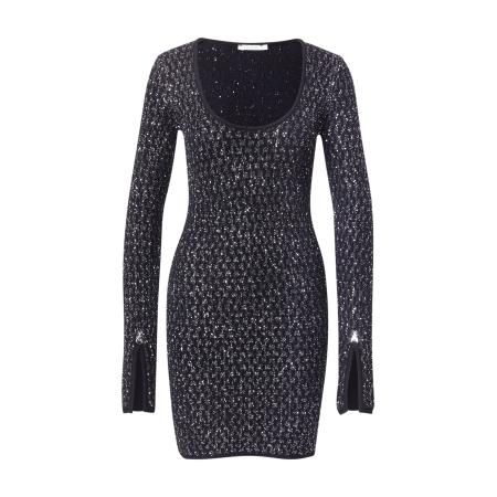 Patrizia Pepe PATRIZIA PEPE Gebreide jurk zwart