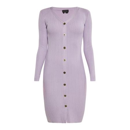 NAEMI NAEMI Gebreide jurk lavendel