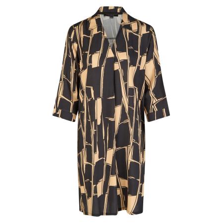 Navigazione Jurk beige / zwart