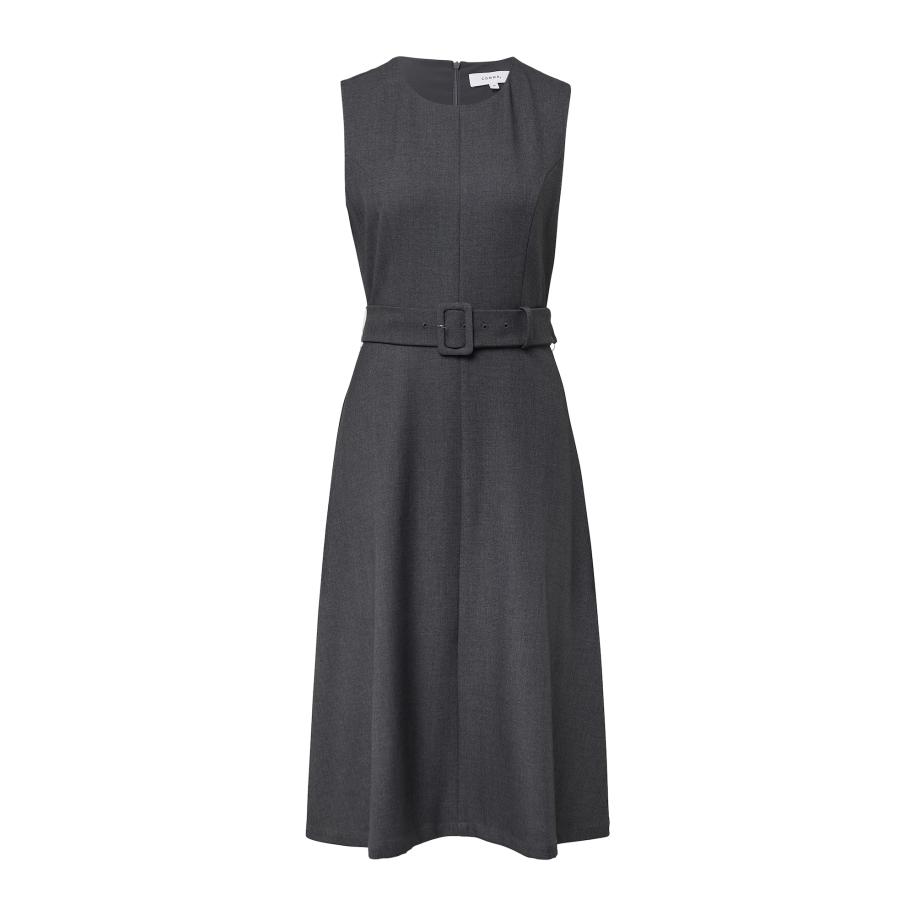 Comma COMMA Jurk antraciet -