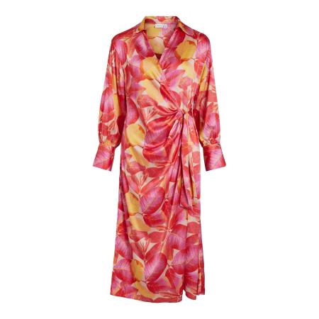 Vila VILA Blousejurk Costanta oranje / pink / rood