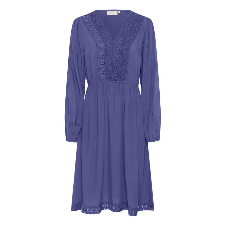 Kaffe Jurk Freia indigo Blauw
