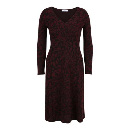 Wallis Wallis Petite Jurk bessen / zwart