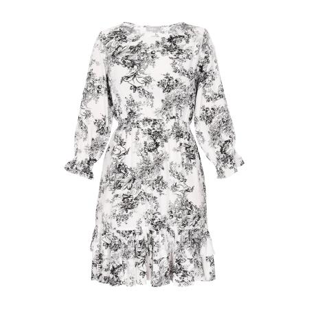 FELIPA FELIPA Jurk Fashion Look zwart / wit