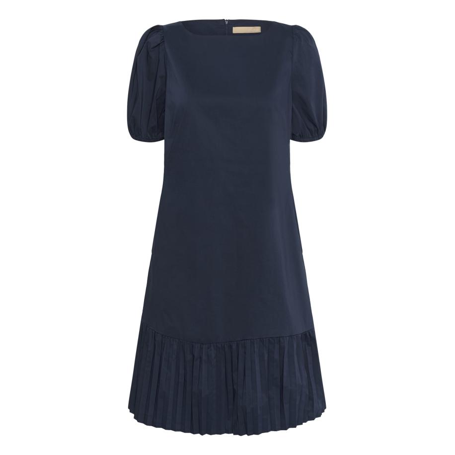 Culture CULTURE Jurk ultramarine blauw -