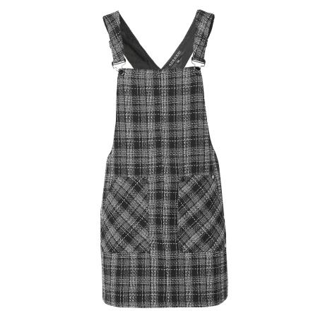 KOROSHI KOROSHI Jurk grijs / zwart