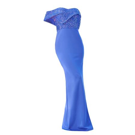 Moda Minx Moda Minx Avondjurk blauw