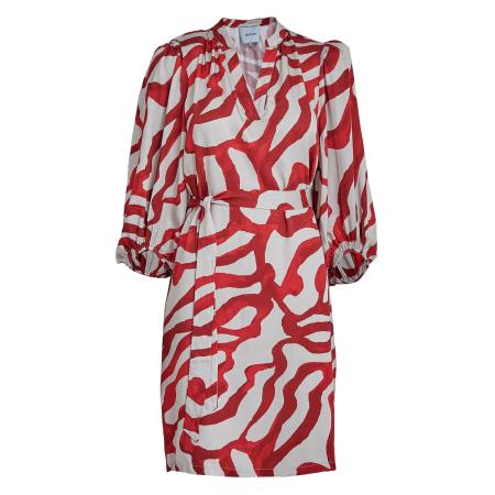 Minus minus Jurk Jassie rood / wit