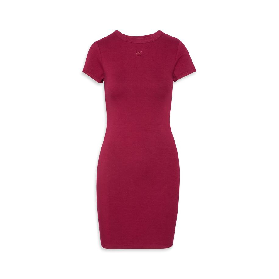 Calvin Klein Calvin Klein Jeans Jurk wijnrood -