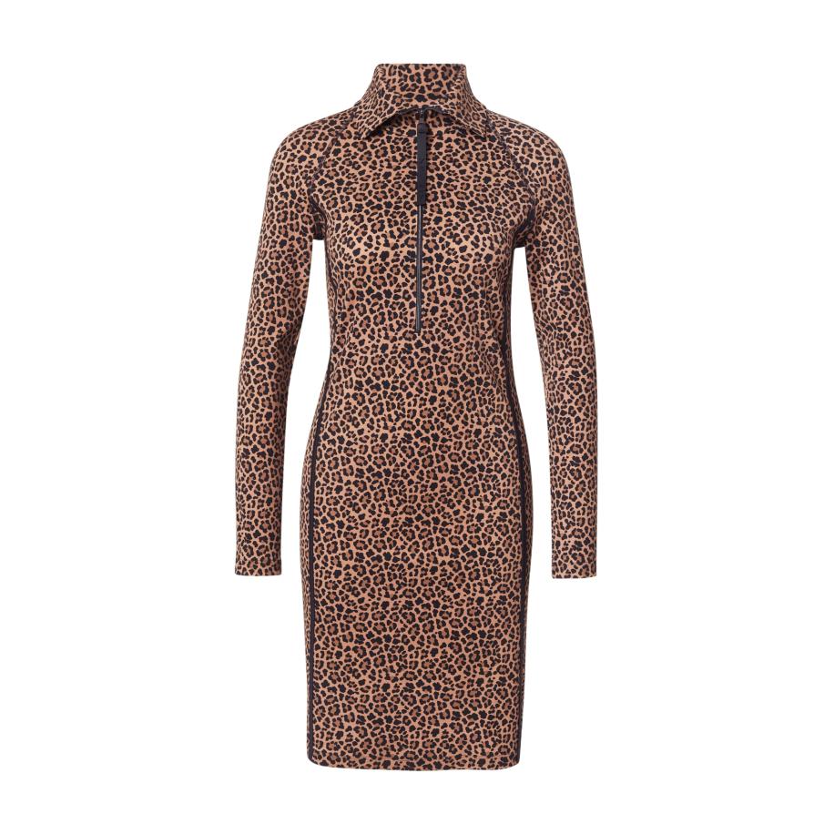 Marc Cain Marc Cain Jurk bruin / mokka / zwart -