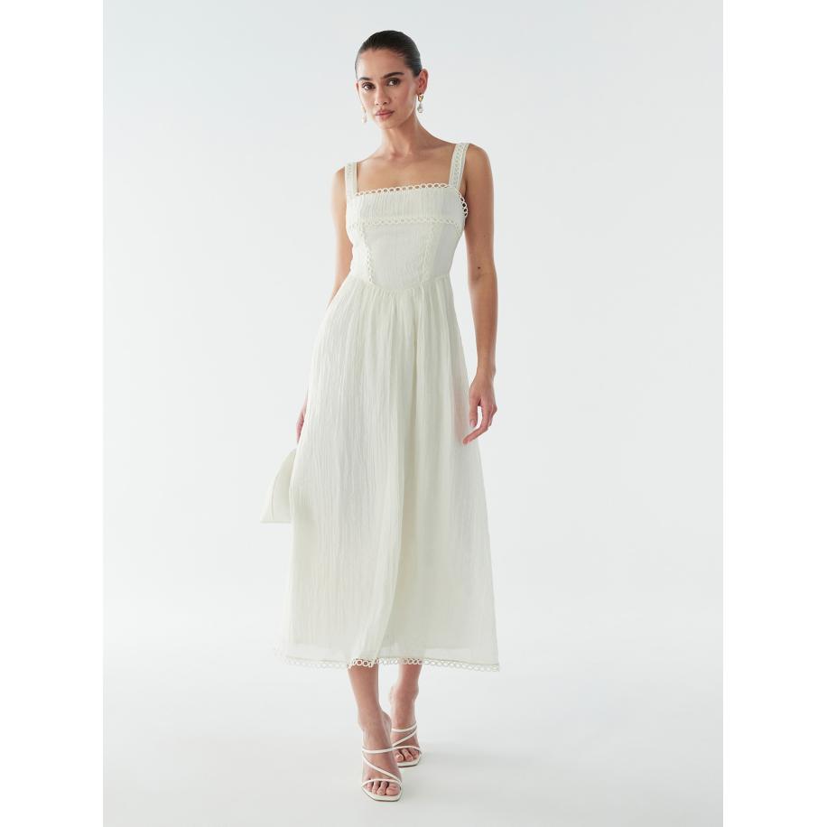 BWLDR BWLDR Jurk Brody wit -