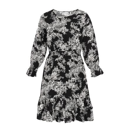 FELIPA FELIPA Jurk Fashion Look zwart / wit