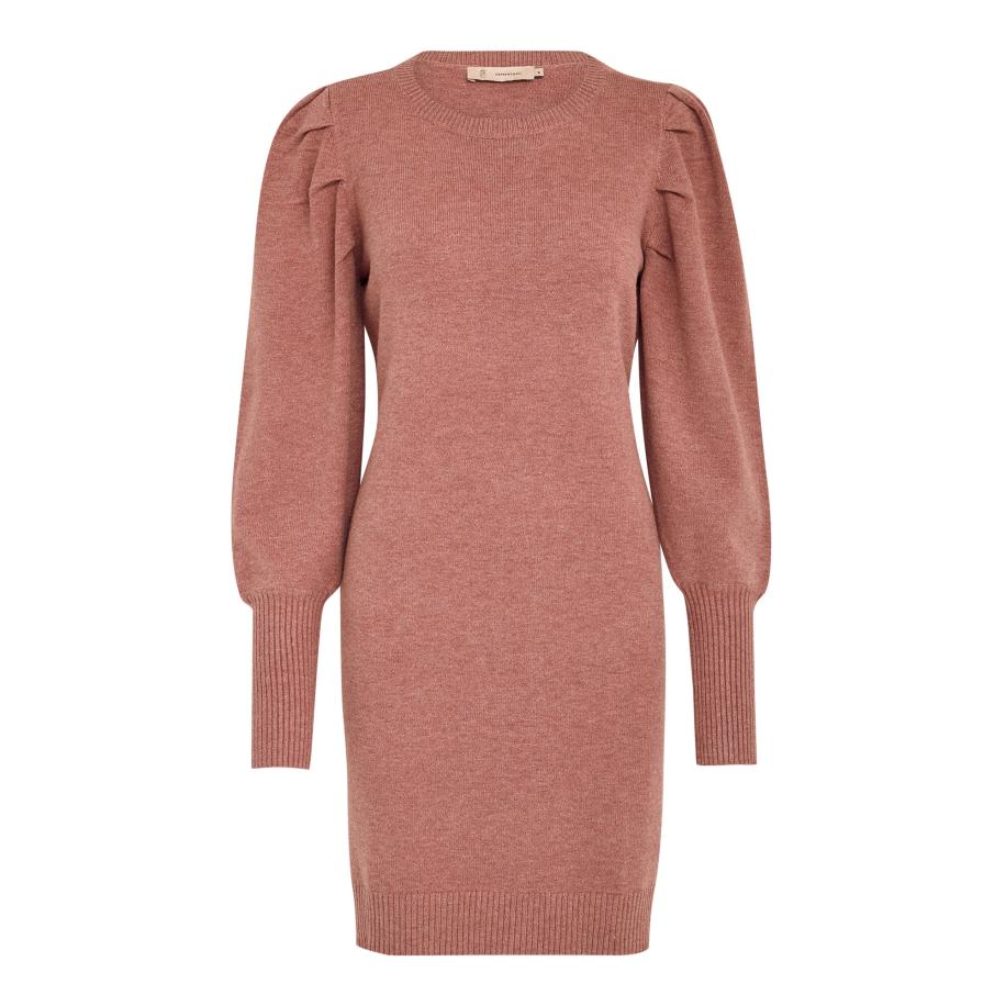 Peppercorn Peppercorn Gebreide jurk Anissa oudroze -