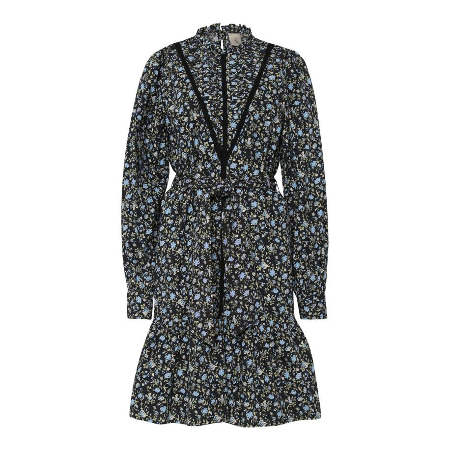 YAS YAS Tall Jurk YASMILUMA sand / lichtblauw / lichtgroen / zwart -