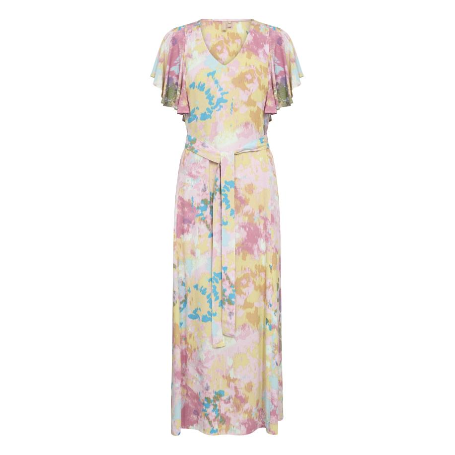 Culture CULTURE Jurk gemengde kleuren -