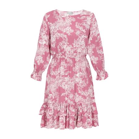 FELIPA FELIPA Jurk Fashion Look donkerroze / wit