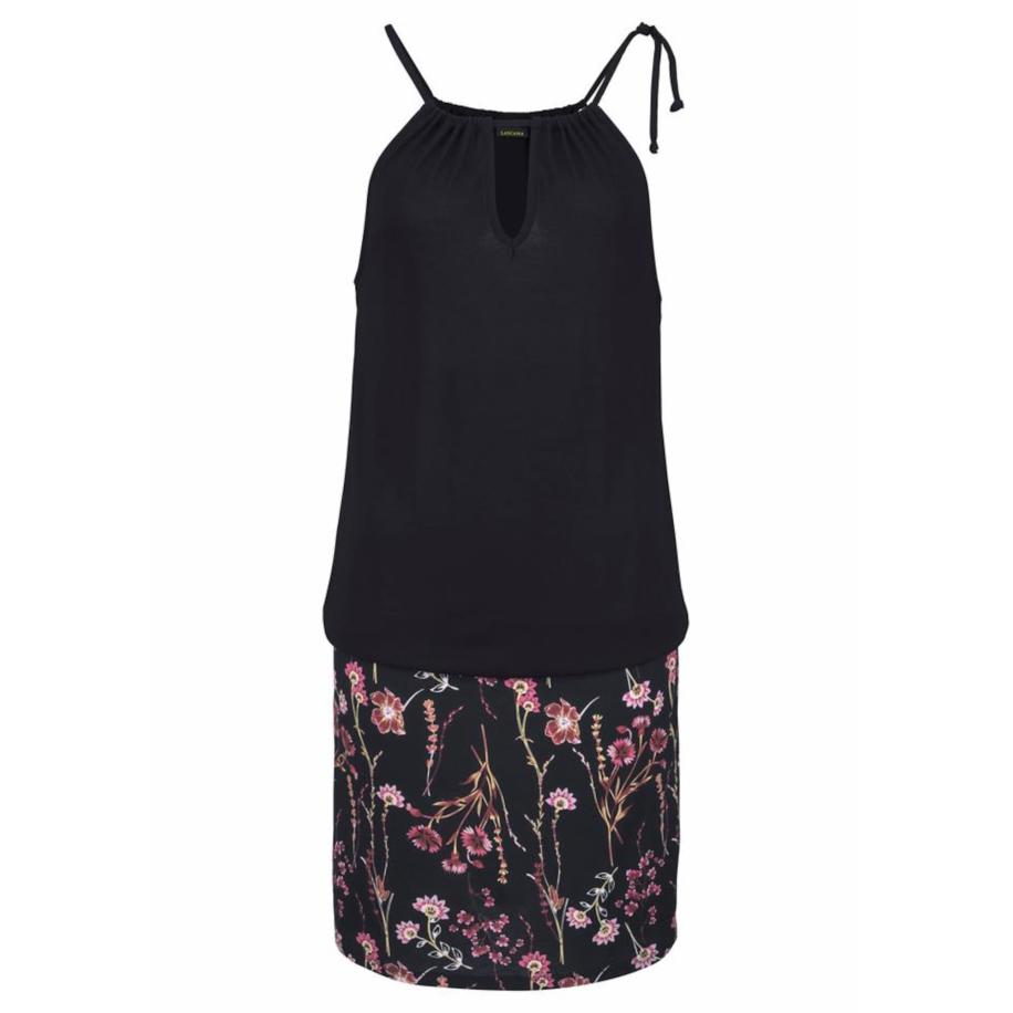 Lascana LASCANA Strandjurk cyclaam / zwart -