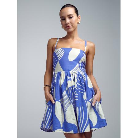 St MRLO Zomerjurk Lanah royal blue/koningsblauw / wit