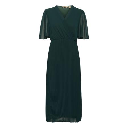 Culture CULTURE Jurk Uni Cheila donkergroen