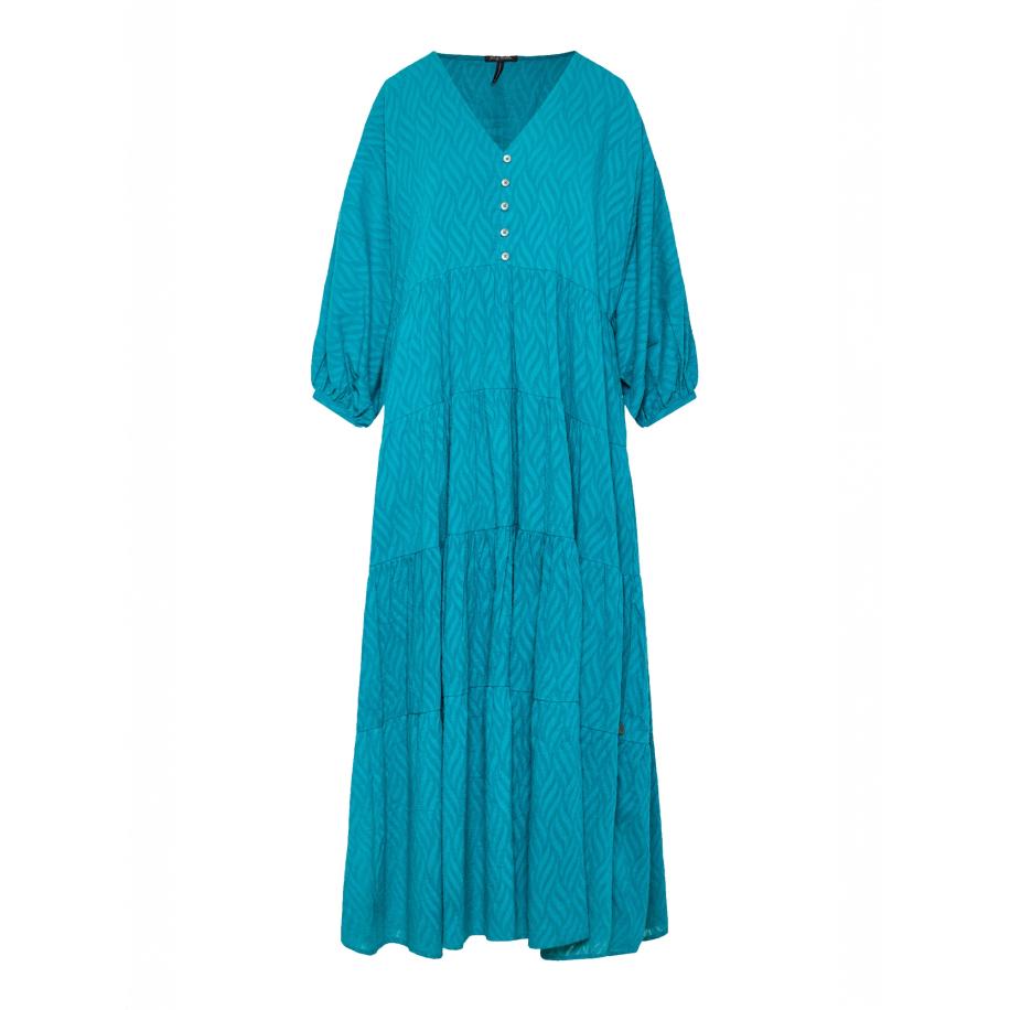 Funky Buddha Funky Buddha Jurk petrol -