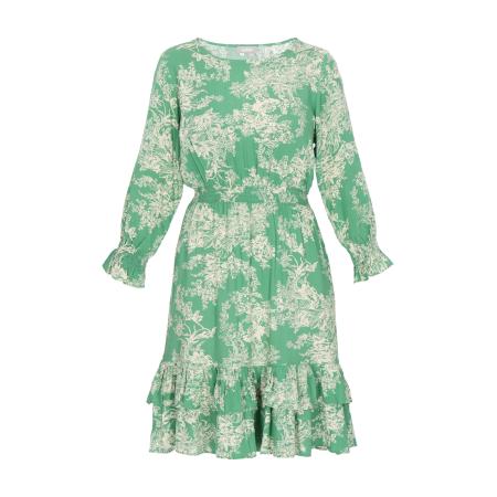 FELIPA FELIPA Jurk Fashion Look groen / offwhite