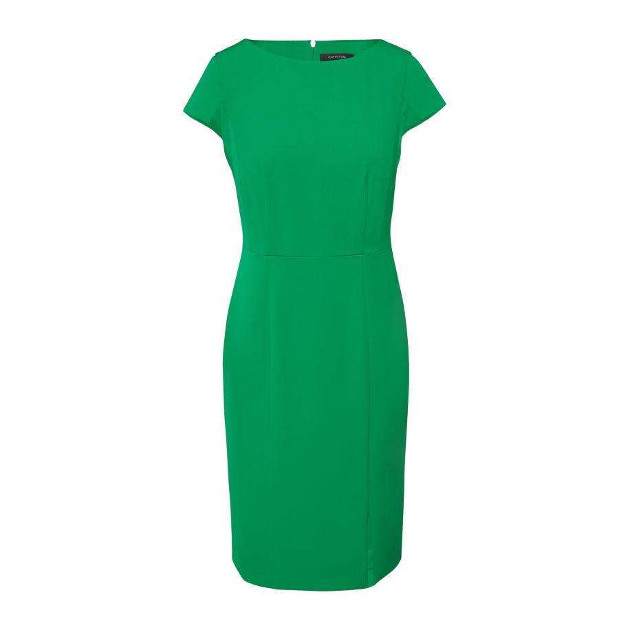 Comma COMMA Jurk smaragd -