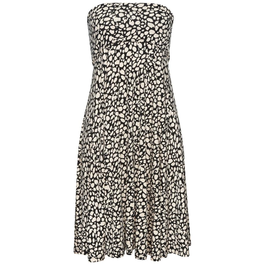 Lascana LASCANA Zomerjurk beige / zwart -