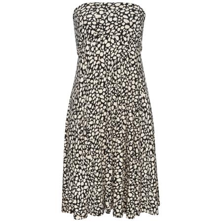 Lascana LASCANA Zomerjurk beige / zwart