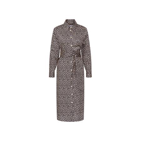 Seidensticker SEIDENSTICKER Jurk July Drop 252 beige / zwart