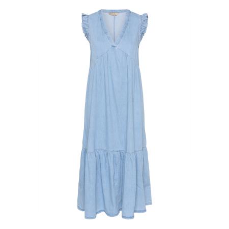 Culture CULTURE Jurk Berteline blauw denim