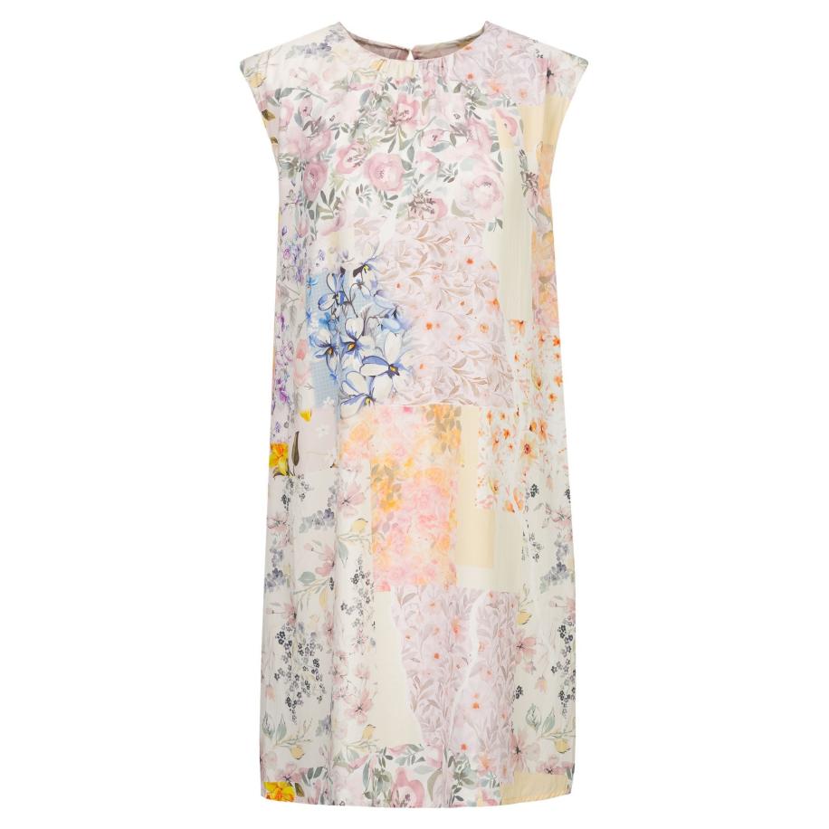 Dine'n'Dance DinenDance Zomerjurk Yuki blauw / abrikoos / rosa -