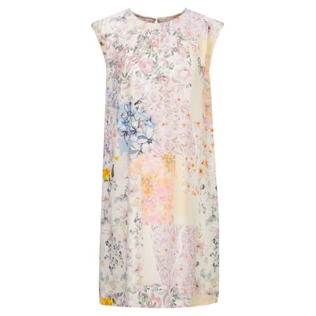 Dine'n'Dance DinenDance Zomerjurk Yuki blauw / abrikoos / rosa