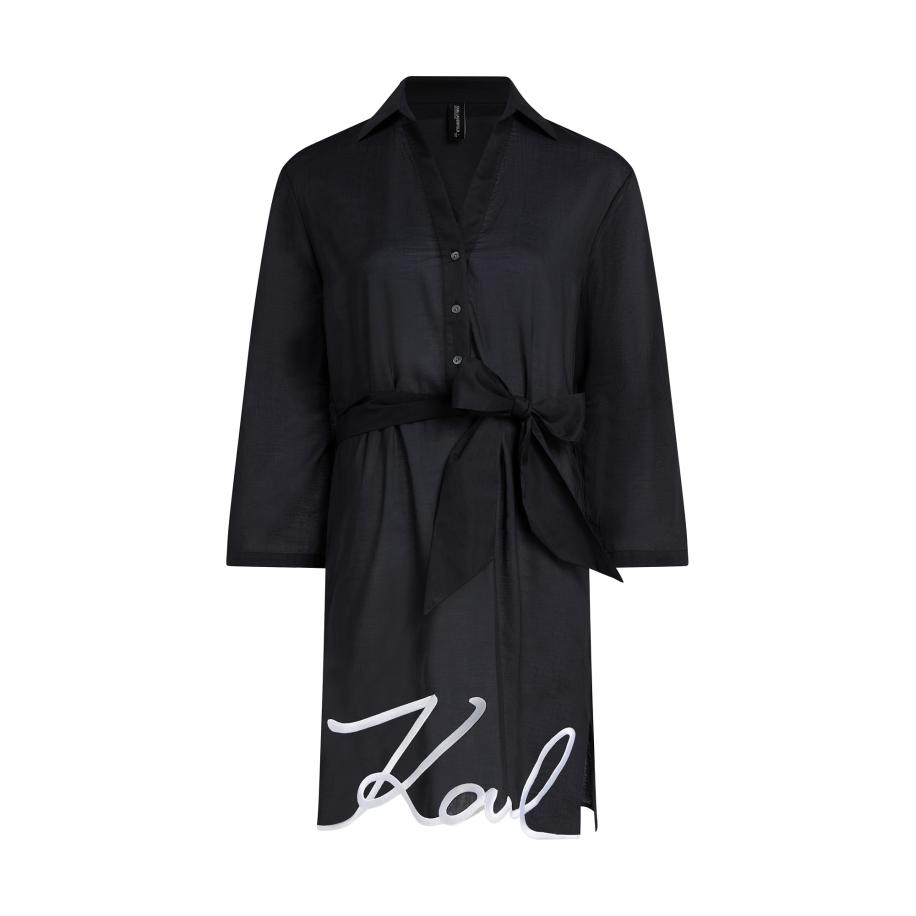 Karl Lagerfeld Karl Lagerfeld Jurk zwart / wit -