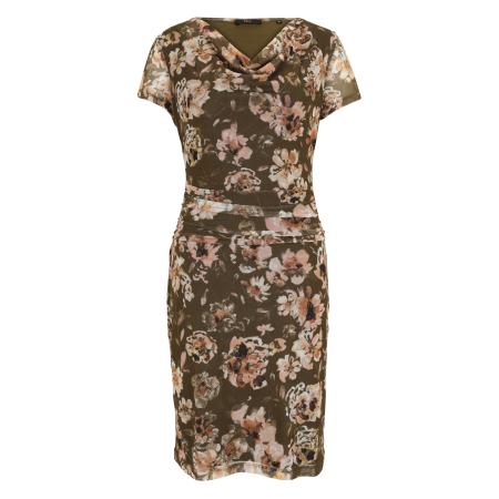 Zero zero Jurk kaki / gemengde kleuren